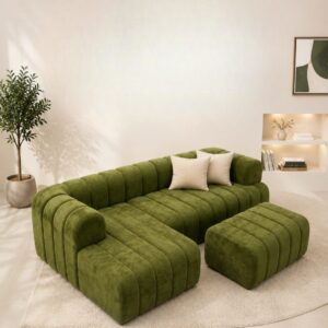Modern L-Shape Custom Sofa Design with Premium Sofa Cover