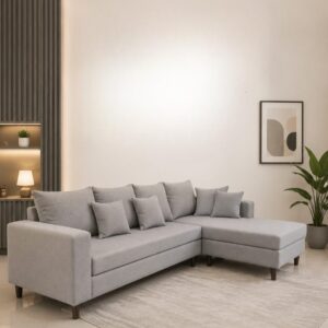 Modern L-Shape Custom Sofa Design with Premium Sofa Cover